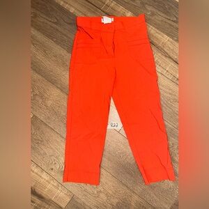 Vibrant Orange Kids Casual Pants